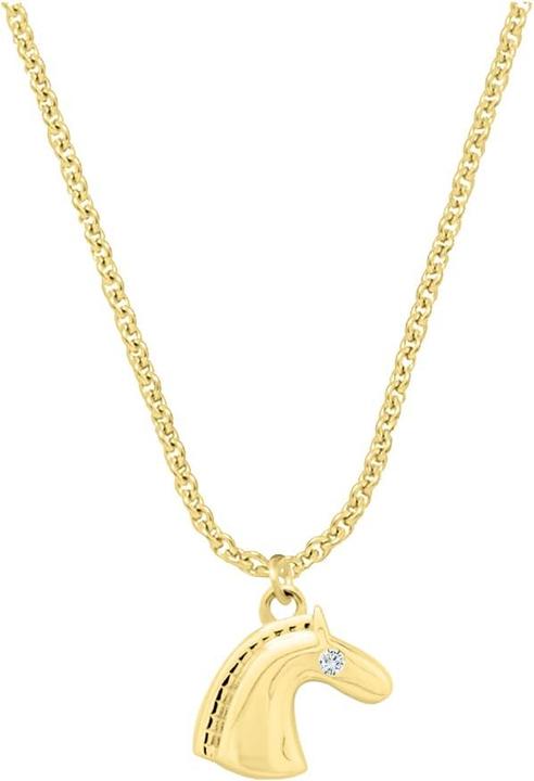 Image du produit Candy Collier Cheval, argent sterling 925, plaqué or (Argent sterling 925, Plaqué or 18k, 38 - 41 cm)