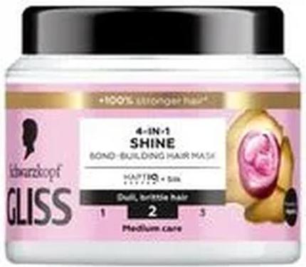 Produktbild Schwarzkopf Gliss 4-In-1 Shine Bond-Building Hair Mask - 400 Ml (400 ml)