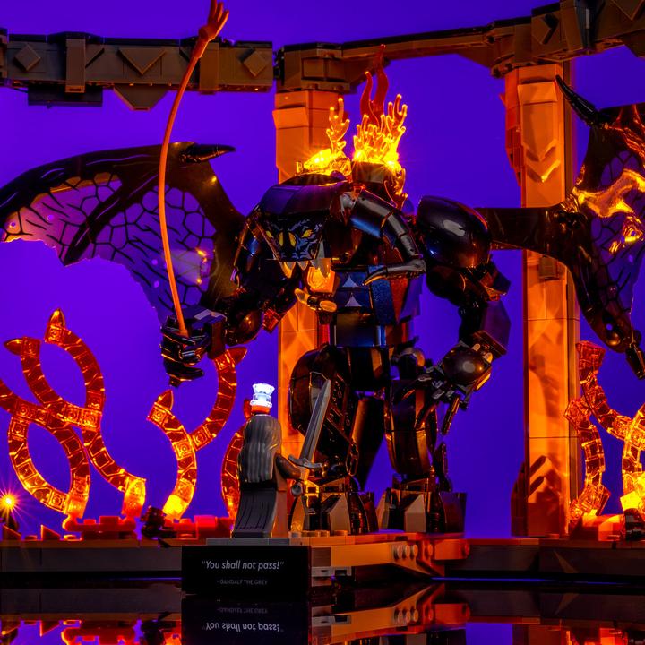 Produktbild Light my bricks LMB 2.0 LED Licht Set für LEGO® 10367 Der Herr der Ringe - Balrog Bücherstütze