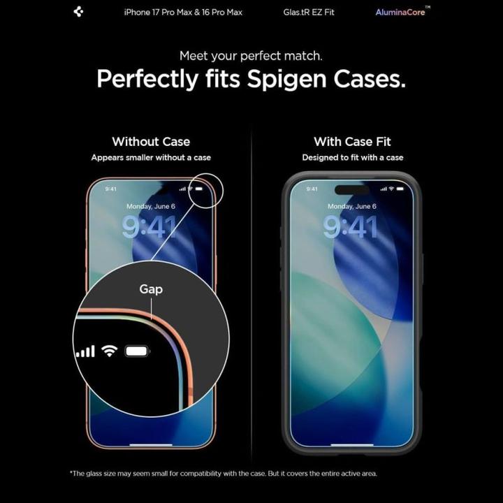 Produktbild Spigen Glas.tR Ez Fit (2 Stk., Apple iPhone 16 Pro Max)
