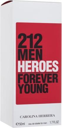 Actual product image Carolina Herrera 212 Men Heroes (Eau de toilette, 50 ml)