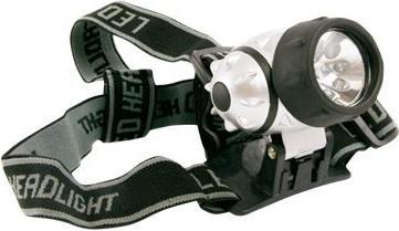 Image du produit Arcas Lampe frontale 9 LED + 3 piles AAA (R03)