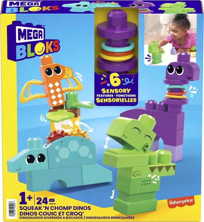 Actual product image Mattel Squeak 'n Chomp Dinos