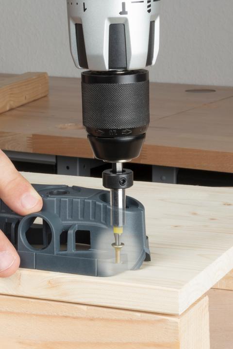 Actual product image wolfcraft wolfcraft 1 mobile Bohrhilfe Forstnerbohrer (8, 10, 12 mm)