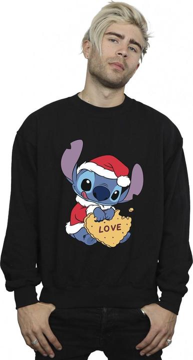 Produktbild Disney Lilo And Stitch Christmas Love Biscuit Sweatshirt (5XL)