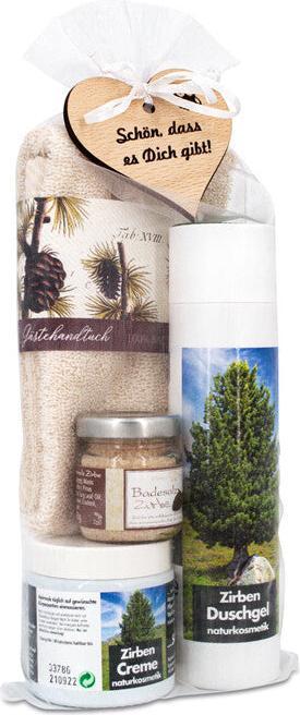 Immagine prodotto ZNatur Set regalo Set di cosmetici biologici in legno di pino svizzero No.15 (Set per la cura del corpo)