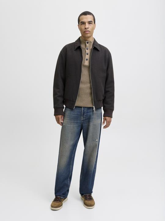 Actual product image Jack & Jones Einfarbig Strickpullover Strickpullover (L)