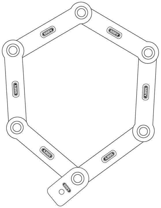 Produktbild Abus U-Grip Bordo 5700 (80 cm)