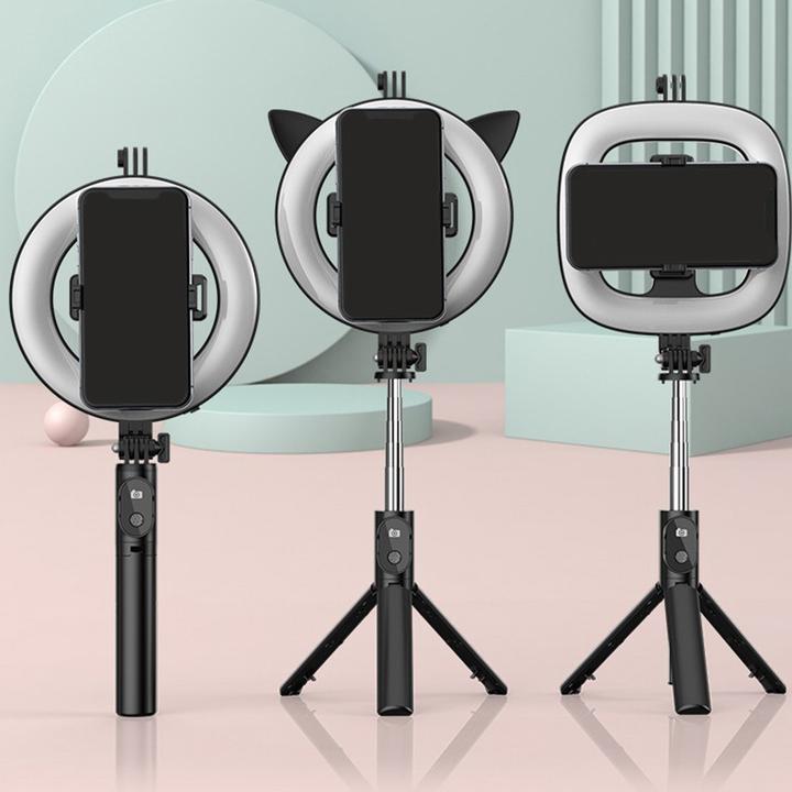 Actual product image iLike Selfie Handle Tripod And Ring Light Bluetooth