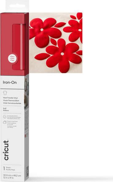 Productafbeelding Cricut Puff Iron-On RED 30x48cm