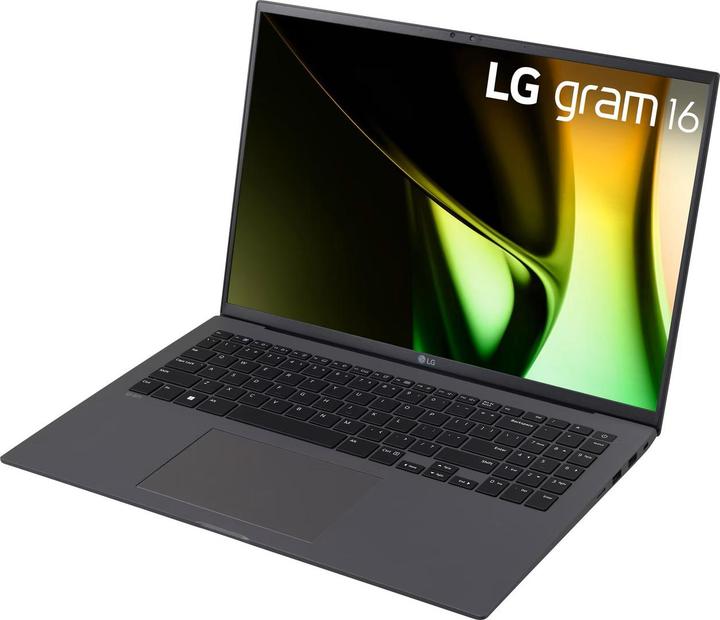 Actual product image LG 16" 16Z90S Notebook I7 8GB LPDDR5X 512GB SSD black W11P (16", 2000 GB, 32 GB, DE, Intel Core Ultra 7 155H)