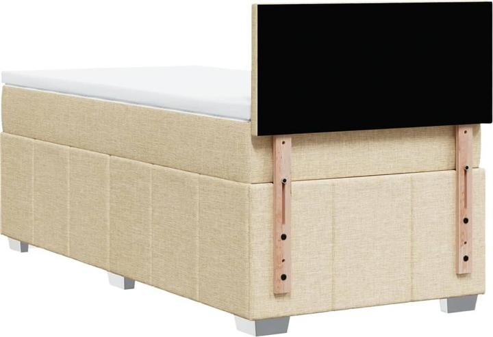 Produktbild vidaXL Bo x springbett mit Matratze 200 x 200 cm Stoff (200 x 200 cm)