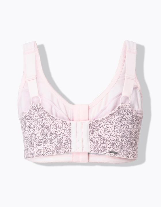 Actual product image Ulla Popken Rose Print Relief Bra (105 E)