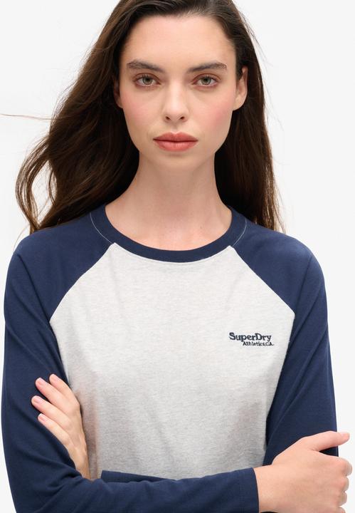 Actual product image Superdry Essential Logo Baseball Top (10XL)