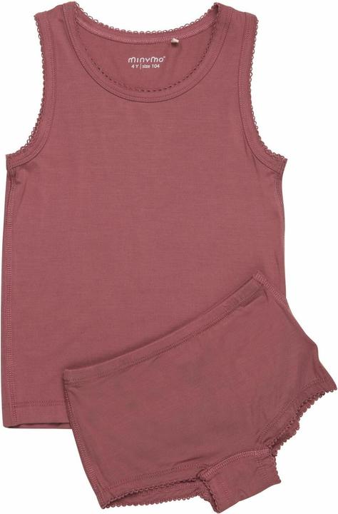 Produktbild Minymo Unterwäsche-Set Girl Rose Brown Gr. 128 (128)