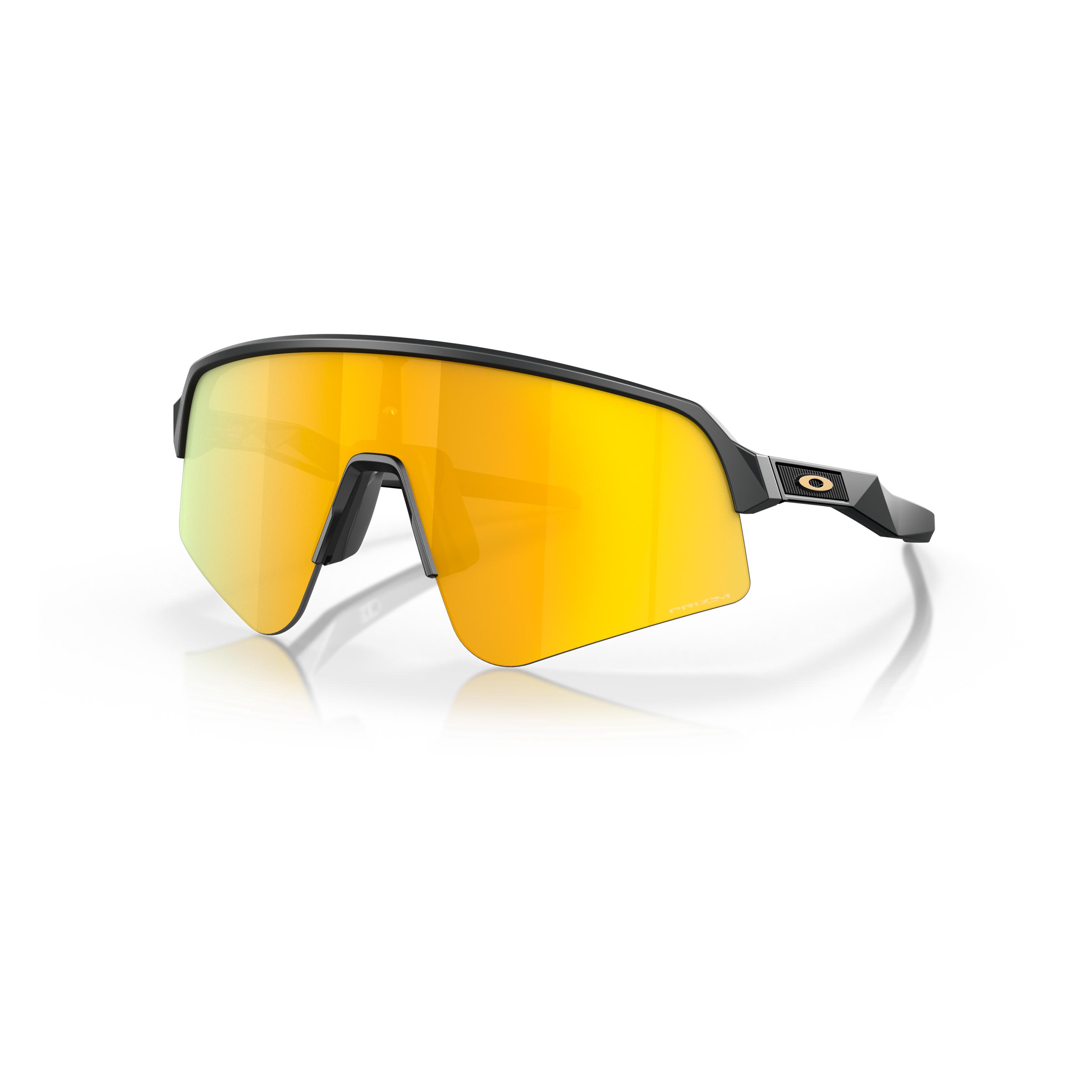 Oakley, Mannen, Sportbrillen, Sutro Lite Sweep - Prizm (Mat Koolstof, Prizm 24k), Geel, Zwart