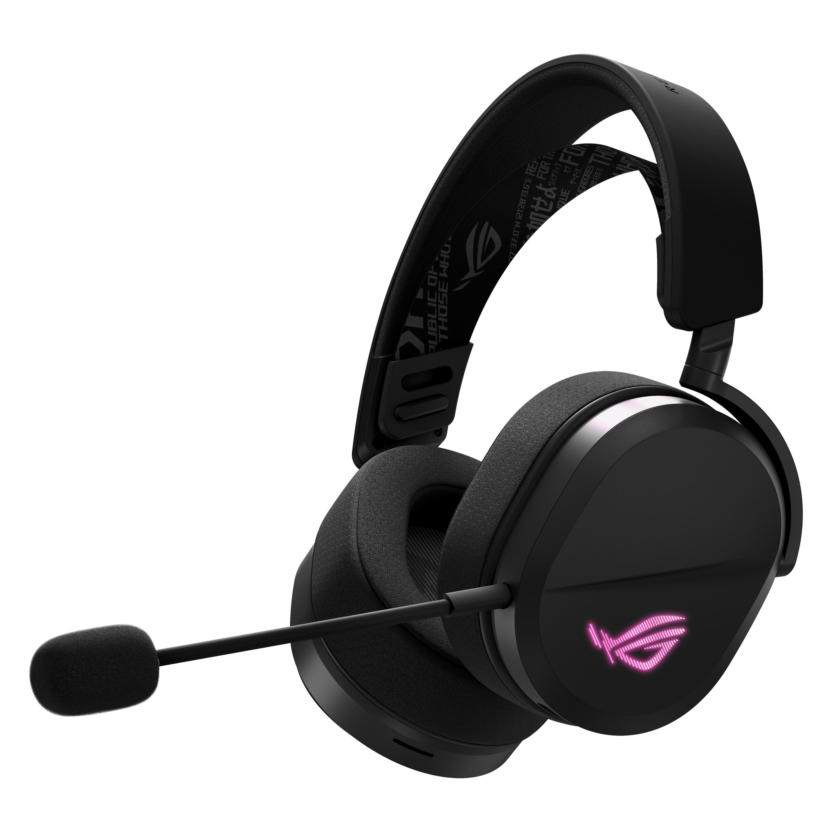 ASUS ROG Pelta (Kabelgebunden, Kabellos), Gaming Headset, Schwarz