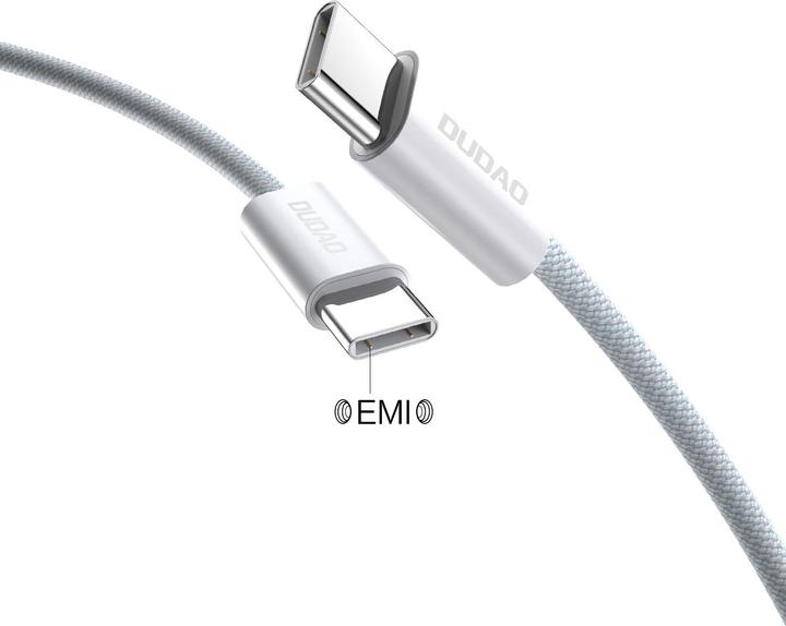 Dudao L6C USB-C vers USB-C 60W PD 2m hvid (2 m, 60 W)