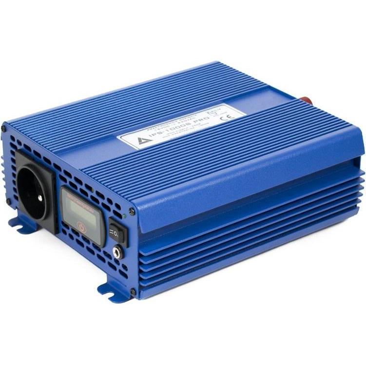 Digital, Spannungswandler, AZO 12 VDC / 230 VAC ECO MODE SINUS IPS-1000S PRO 1000W Spannungswandler