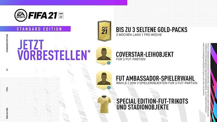 Actual product image EA Games FIFA 21 (Xbox One X, Xbox Series X, Multilingual)