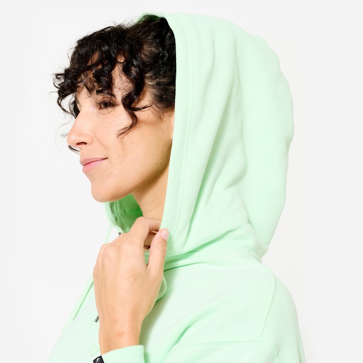 Image du produit Domyos Sweat à Capuche Fitness Oversize Femme 520 - Vert Clair (M)