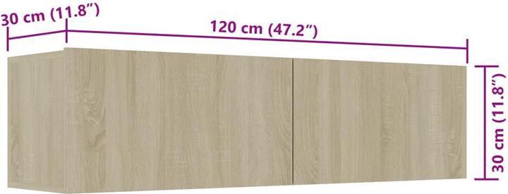 Image du produit VidaXL Jericho (120 x 30 x 30 cm)