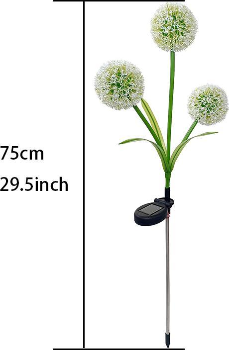 Productafbeelding Forever Light SUNARI Solar Lamp LED FLS-95 Knoflook bloem 3000K 600mAh Li-Ion