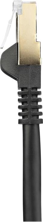 Image du produit StarTech .com 6ASPAT7MBK Câble patch CAT6a (7 m, noir, connecteur RJ45 Snagless, câble CAT6a STP, cuivre) (STP, CAT6a, 7 m)