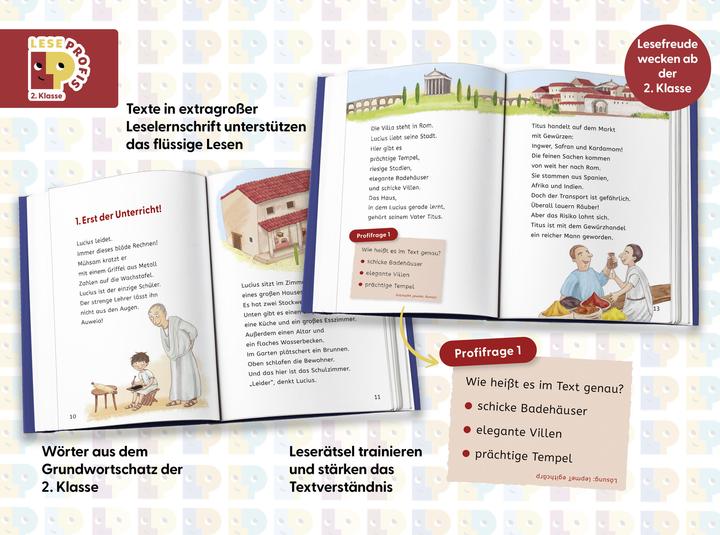 Actual product image Leseprofis – Ritter, Römer, finstere Schurken, 2. Klasse (D (German, Barbara Korthues, Fabian Lenk, 2025)