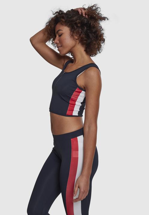 Produktbild Urban Classics Ladies Side Stripe Cropped Zip Top (XS)