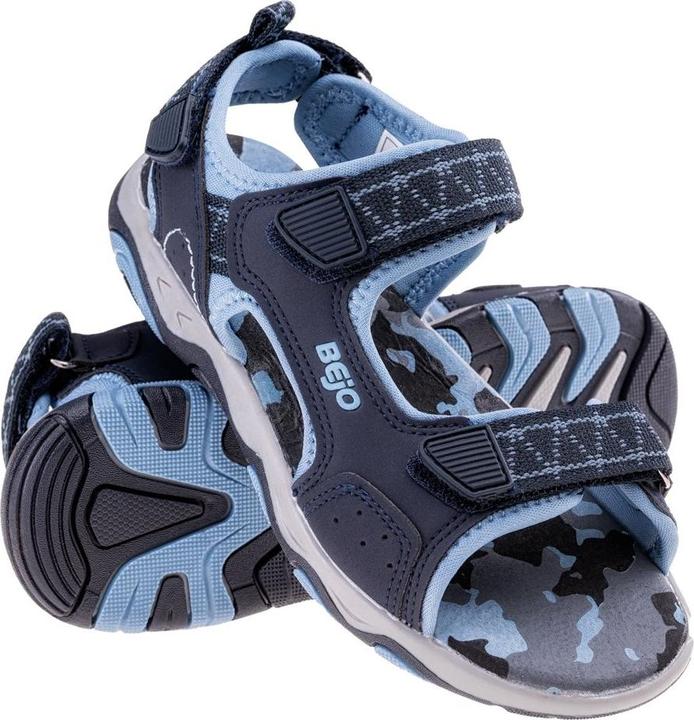 Actual product image Bejo Childrens/Kids Alisi Moro Print Leather Sandals (33)