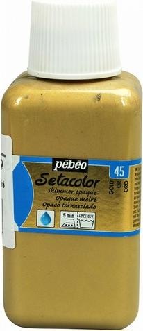 Actual product image Pebeo Setacolor Opaque (Shimmering gold, 250 ml)