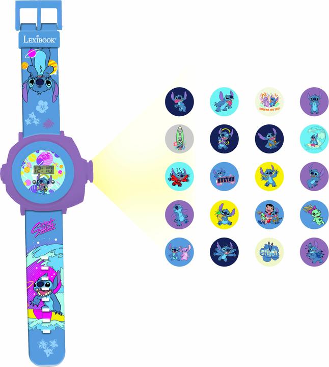 Image du produit Lexibook Montre de projection numérique Stitch (DMW050D) (Multilingue)