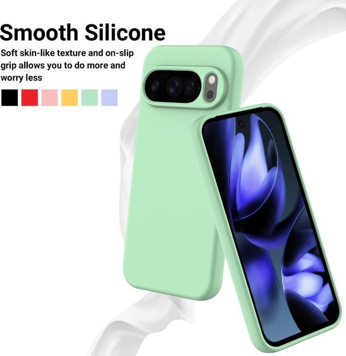 Image du produit RPD Google Pixel 10 / 10 Pro XL - Silikon Schutzhülle, Grün (Google Pixel 10 Pro XL)