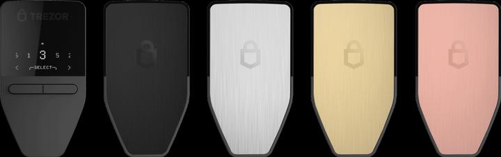 Actual product image Trezor Safe 3 - Solar Gold