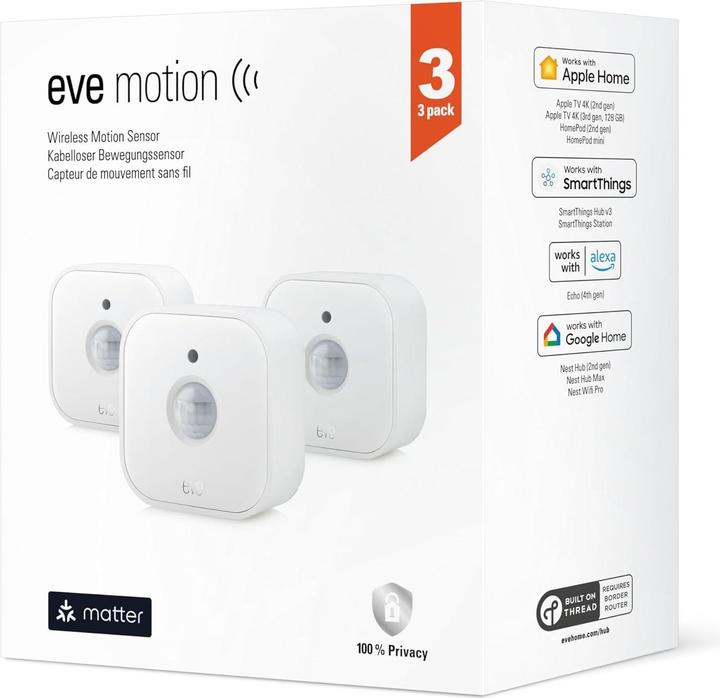 Actual product image Eve Motion 3-Pack (Matter) (9 m)