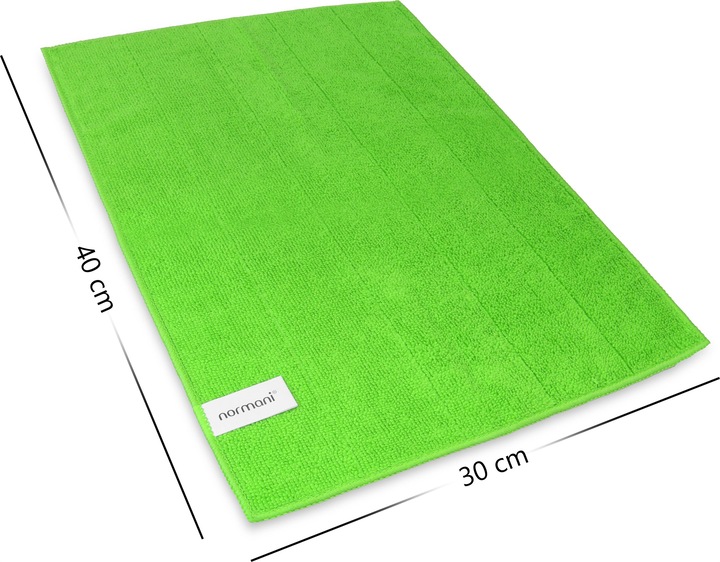 Image du produit Normani 12 pièces de chiffon microfibre de nettoyage pour la cuisine et la salle de bain (12 pcs)