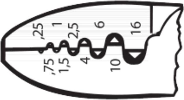 Image du produit Knipex Pince à sertir pour embouts de câble (180 mm)