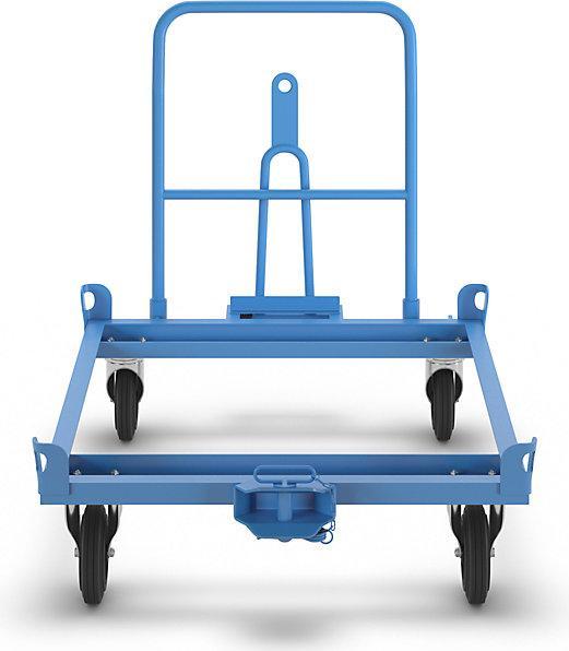 Actual product image eurokraft pro Chassis with drawbar and coupling (500 kg)