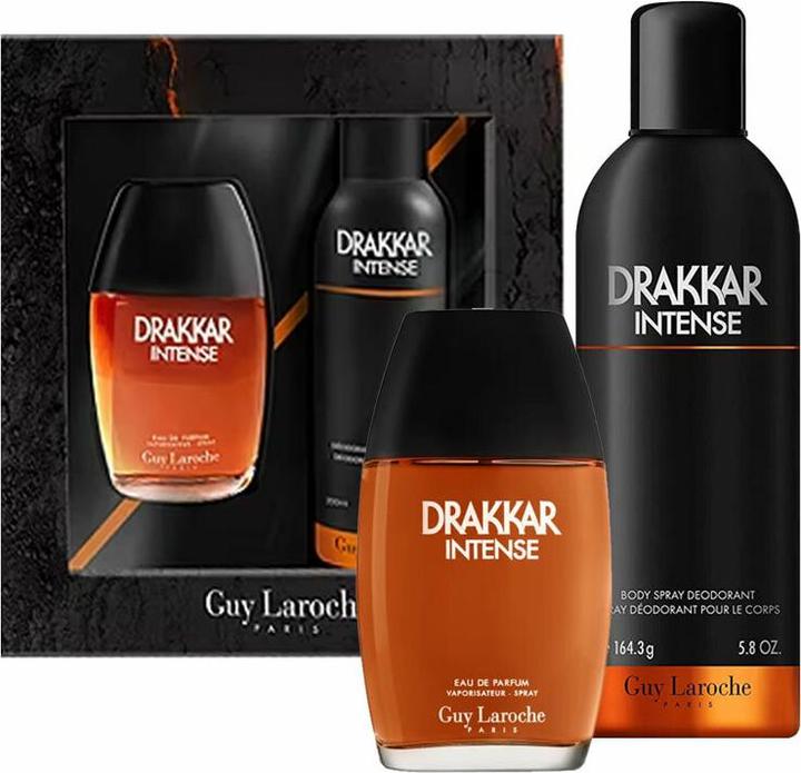 Immagine prodotto Guy Laroche Drakkar Noir Intense Eau De Parfum For Men 100 Ml e Drakkar Noir Intense Body Spray 20