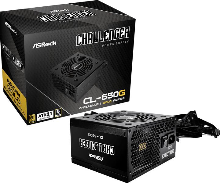 AsRock power supply Challenger 650W Gold (650 W)