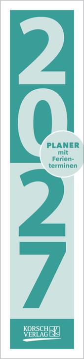 Produktbild StreifenplanerCompactTürkis2027