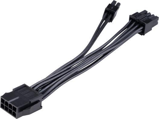 Actual product image Akasa 8-pin EPS to 8-pin EPS + 4-pin ATX adapter cable