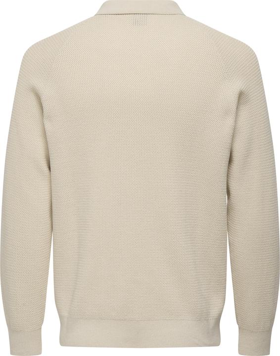 Produktbild Only & Sons Onsjames Polo Ls Pullover Knt (M)
