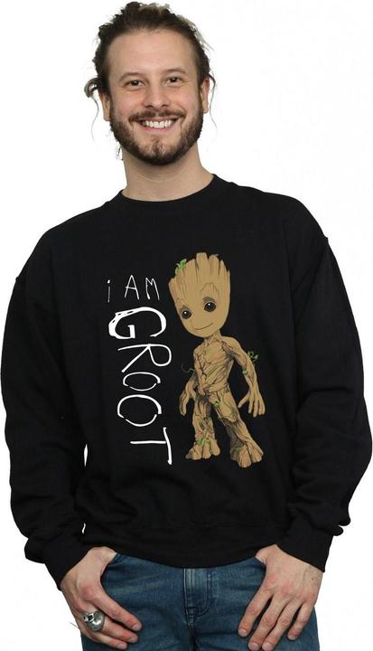 Immagine prodotto Guardians Of The Galaxy I Am Groot Scribbles Felpa Uomo (XL)