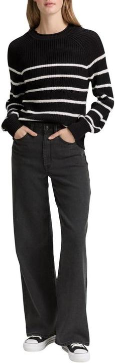 Produktbild Tom Tailor Denim Gebreide trui met lichte ballonmouwen (M)