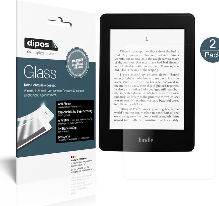Image du produit Dipos Film de Protection d’écran Anti-Shock (2 pièce(s), Kindle Paperwhite)