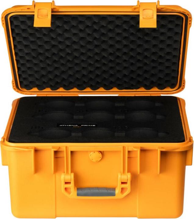 Immagine prodotto Nisi ATHENA Cinema Lens Hardshell Case for 9 Lenses (Fits 9 x Athena Cinema Lenses) - Yellow (Borsa lente)