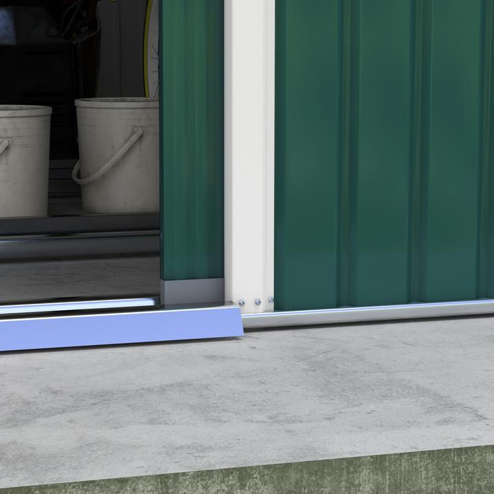 Image du produit Outsunny Gerätehaus Stahl Dunkelgrün