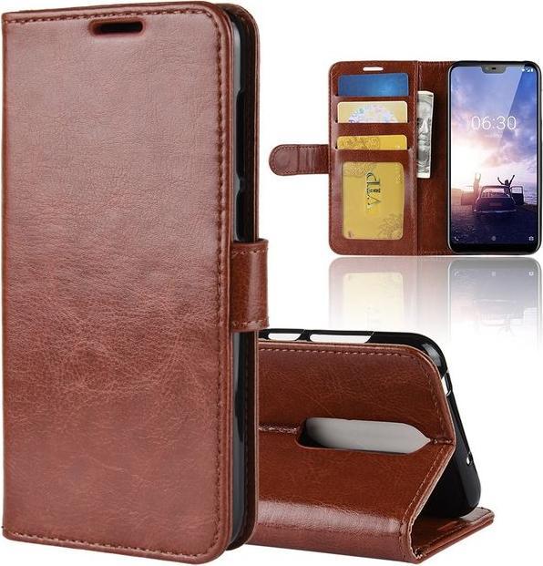Produktbild MU Classic Crazy Horse II Leder Bookcover Series (Nokia 6.1 Plus)